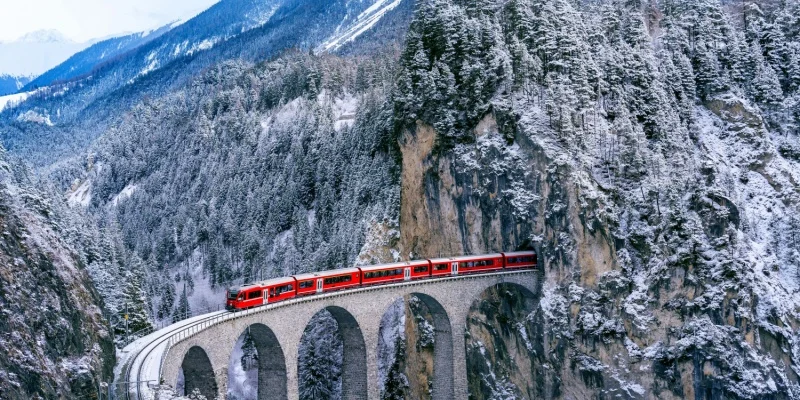 Best Places to Visit in Switzerland for Scenic Train Journeys & Alpine Adventures 1 1. The Glacier Express