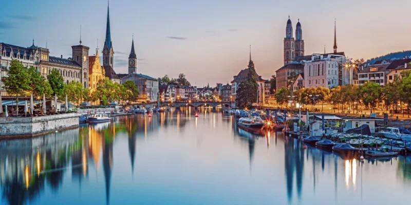 Best Places to Visit in Switzerland for Scenic Train Journeys & Alpine Adventures 12 Zurich Old Town & Lake Zurich