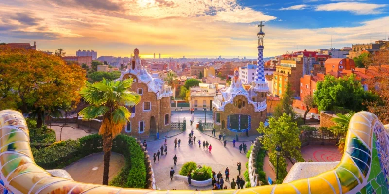 From Cities to Beaches: Best Places to Visit in Spain 3 Park Güell, Barcelona