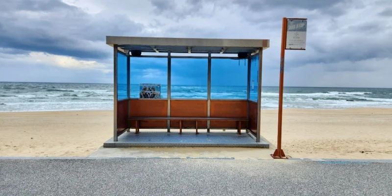 BTS Bus Stop at Jumunjin